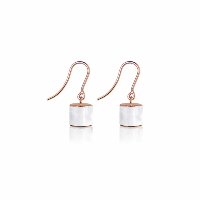 CELESTE - Short marble celeste earrings