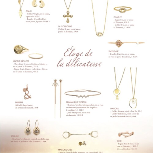 Eloge de la délicatesse parution toutmat mineral joaillerie