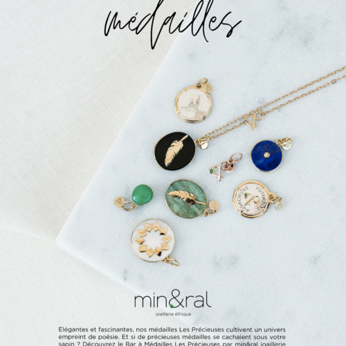 Le bar à médailles mineral joaillerie les précieuses lapis lazuli onyx jade verte chrysoprase nacre blanche diamant pierres naturelles éthique femme