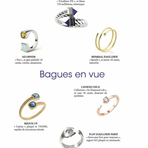 BAGUES EN VUE_LE BIJOUTIER - mineral joaillerie