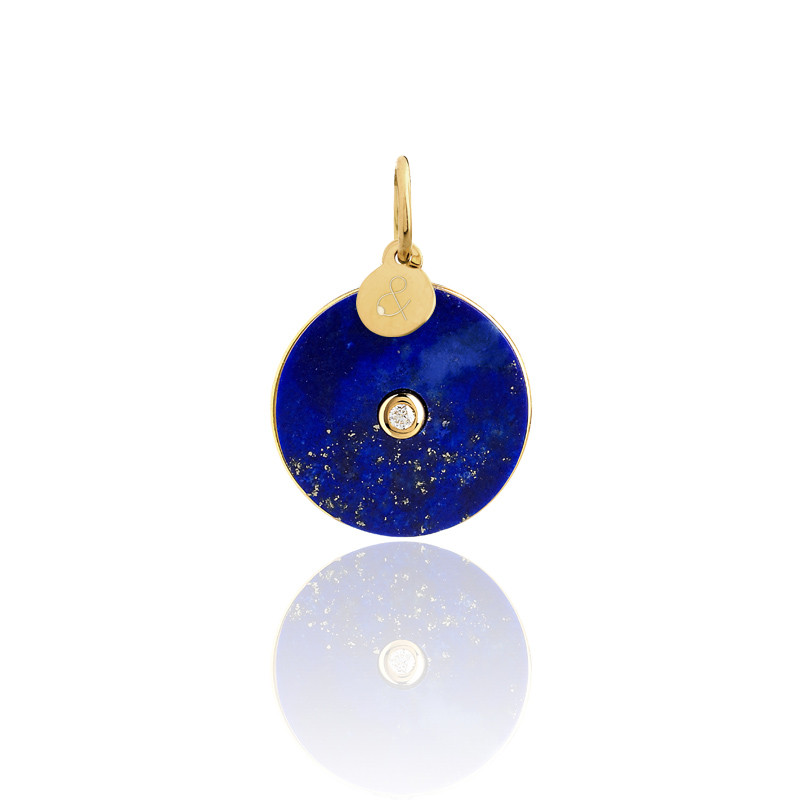 Médaille Pi lapis-lazuli