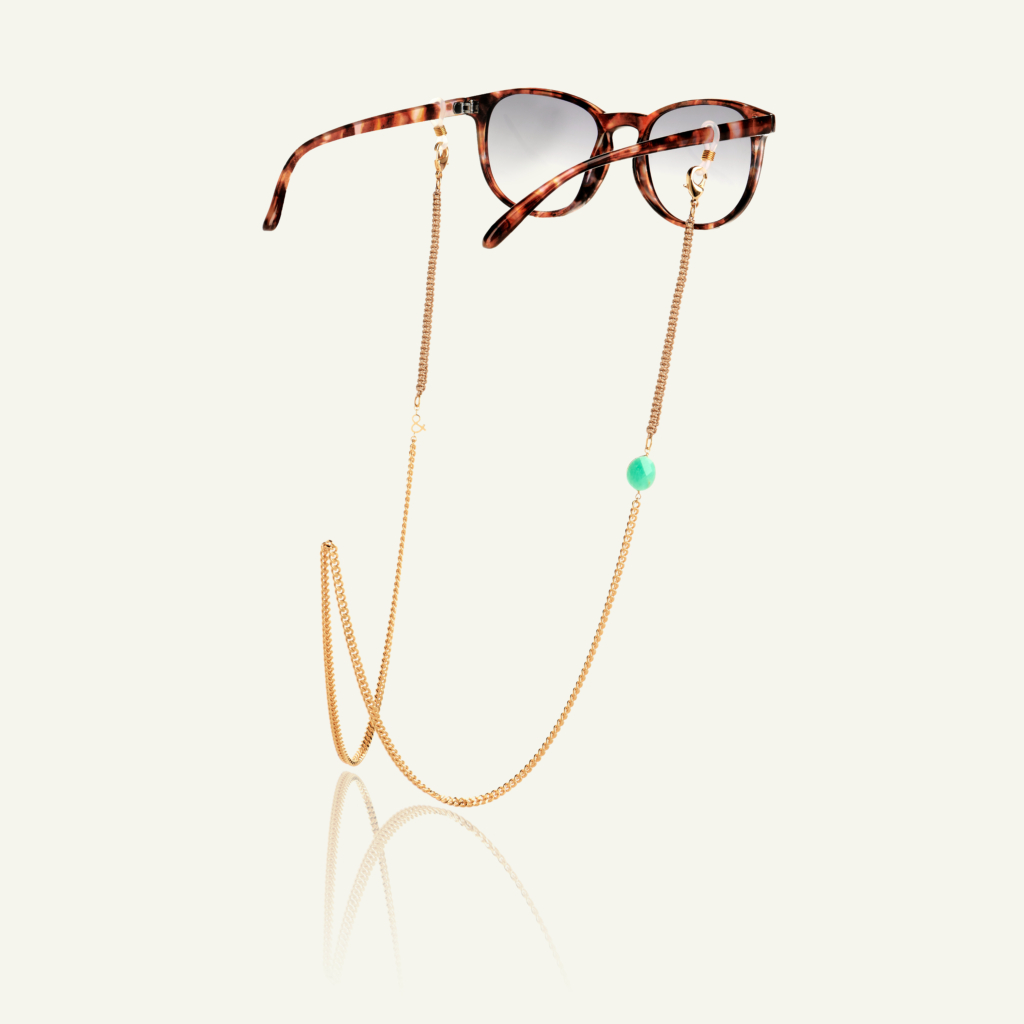 EXCLU WEB - Chaîne de lunettes Chrysoprase