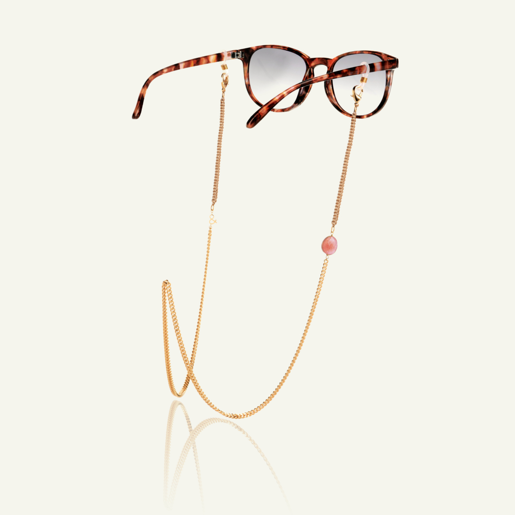 HELIOS - Sunset Moonstone Chain of glasses