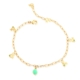CHRYSOPRASE ANKLE CHAIN Mineral Jewelry NATURAL STONES