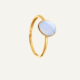 Bague Bestouan Calcédoine bleue