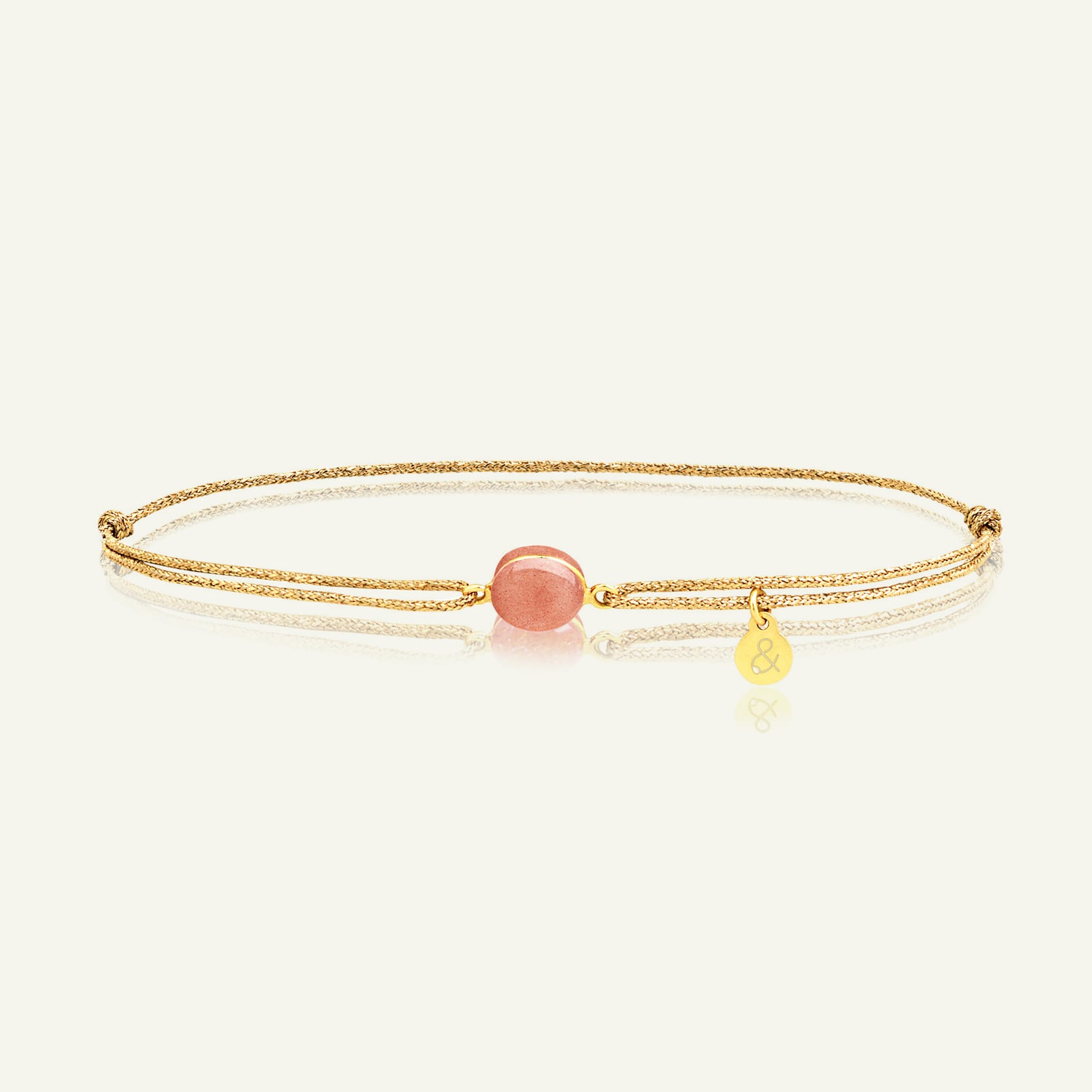Bracelet Cordon Bestouan Pierre de Lune Sunset Bracelet Cordon Bestouan Pierre de Lune Sunset