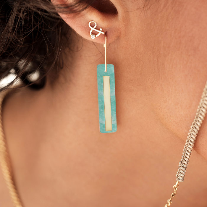amazonite earrings