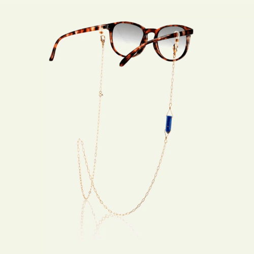 chaine lunette lapis-lazuli chaine lunette lapis-lazuli