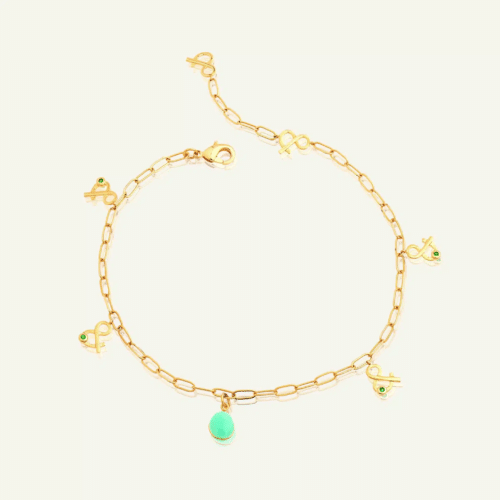 chaine cheville chrysoprase chaine cheville chrysoprase