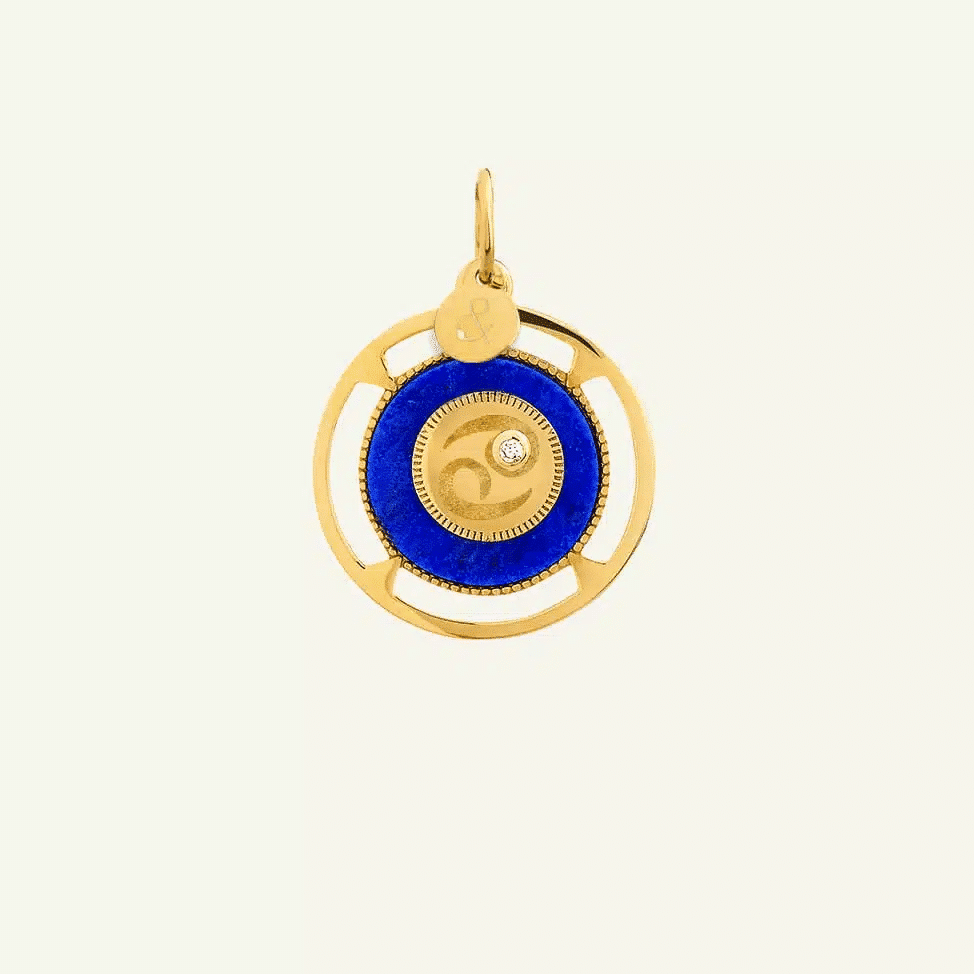 médaille pi lapis-lazuli médaille pi lapis-lazuli