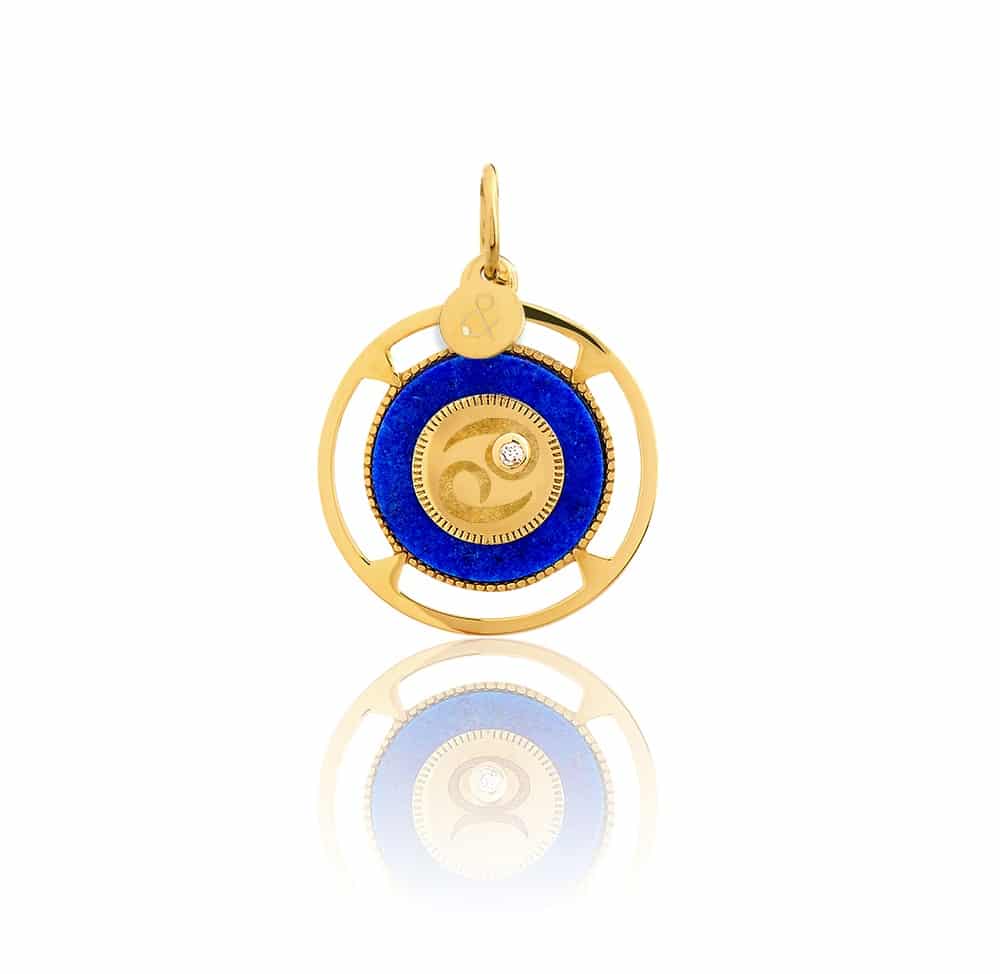 médaille signe astro cancer