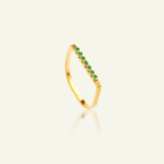 Retro Tsavorite Ring