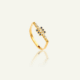 Bague Tetris Saphirs