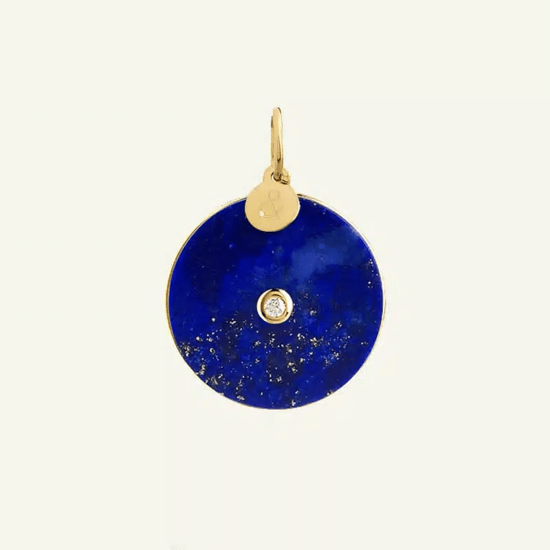 médaille pi lapis-lazuli médaille pi lapis-lazuli