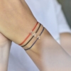 bracelet cordon rouge bleu noir
