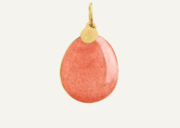 médaille galet pierre de lune sunset médaille galet pierre de lune sunset