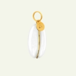 Galet white moonstone medal - Image 2