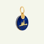Médaille Notre Dame de la Garde Lapis-Lazuli – Image 3