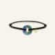 Bracelet Cordon Coins Abalone
