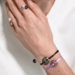 Bracelet cordon Coins Hematite – Image 2