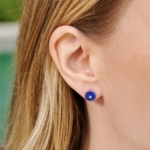 Boucles d'oreilles PI Lapis-lazuli – Image 2