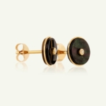 Boucles d'oreilles PI Nacre Grise – Image 3