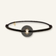 Bracelet cordon Coins Hematite