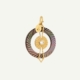 Médaille Sun Nacre Grise