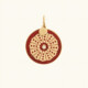 Red Jasper Sea Urchin Diamond Medal