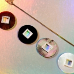 Coins Diamonds White Mother-of-Pearl Medal NEW - Image 3