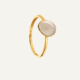 Bague Bestouan Pierre de Lune Grise