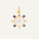 Médaille Shella Nacre Blanche