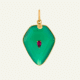 Médaille Calypso Agate verte