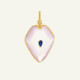 Médaille Calypso Quartz Rose - Saphir