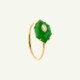 NEW- Bague Azura Chrysoprase - Diamant