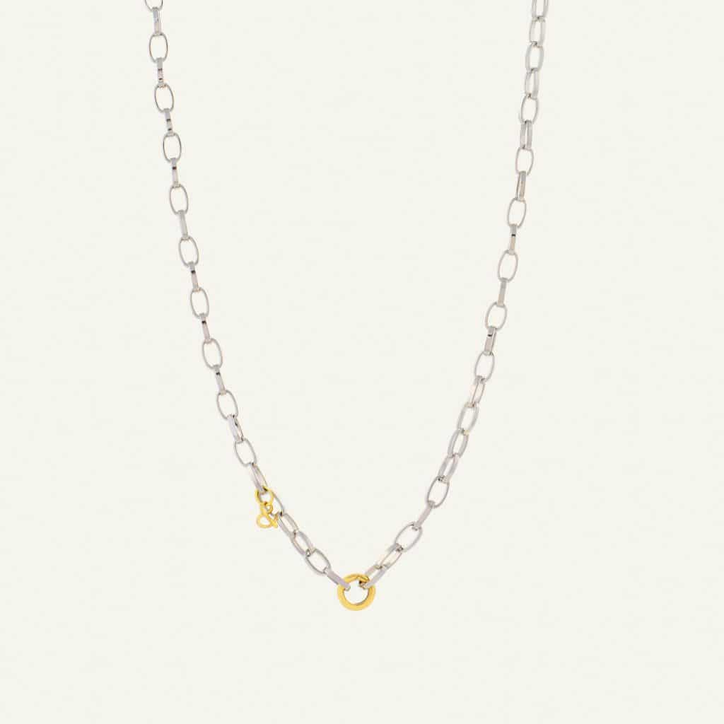 Chaîne Dora Argent - Or 18 Carats