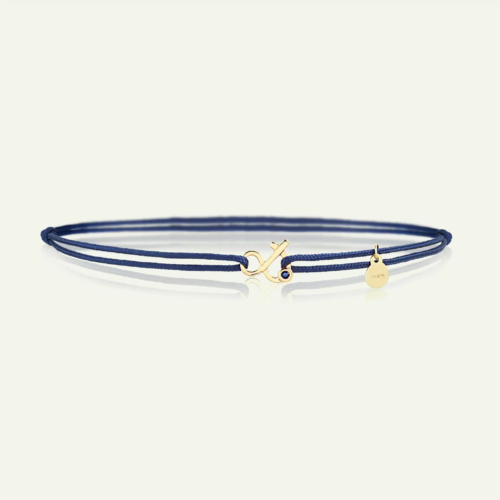 Bracelet Cordon Esperluette Saphir Bleu Bracelet Cordon Esperluette Saphir Bleu