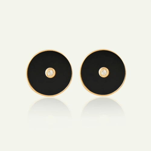 Boucles d’oreille Pi onyx Boucles d’oreille Pi onyx