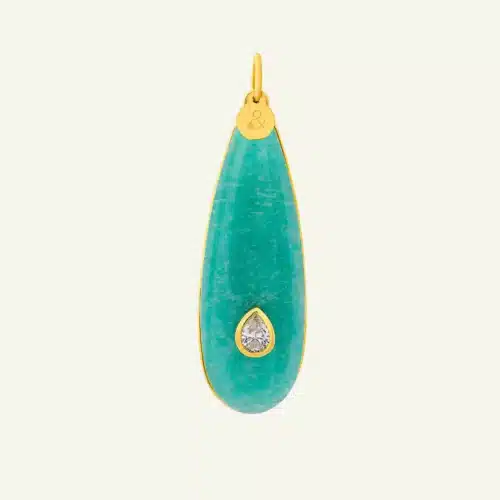 Collier Amazonite celeste femme Collier Amazonite celeste femme