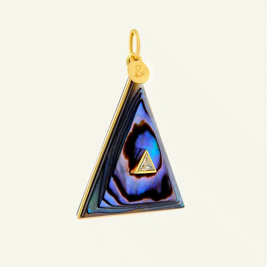 Médaille Olympe abalone diamant Médaille Olympe abalone diamant