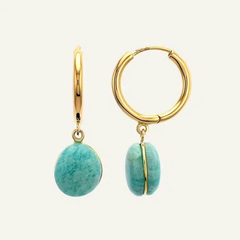 Boucles d’oreilles Bestouan Amazonite Boucles d’oreilles Bestouan Amazonite