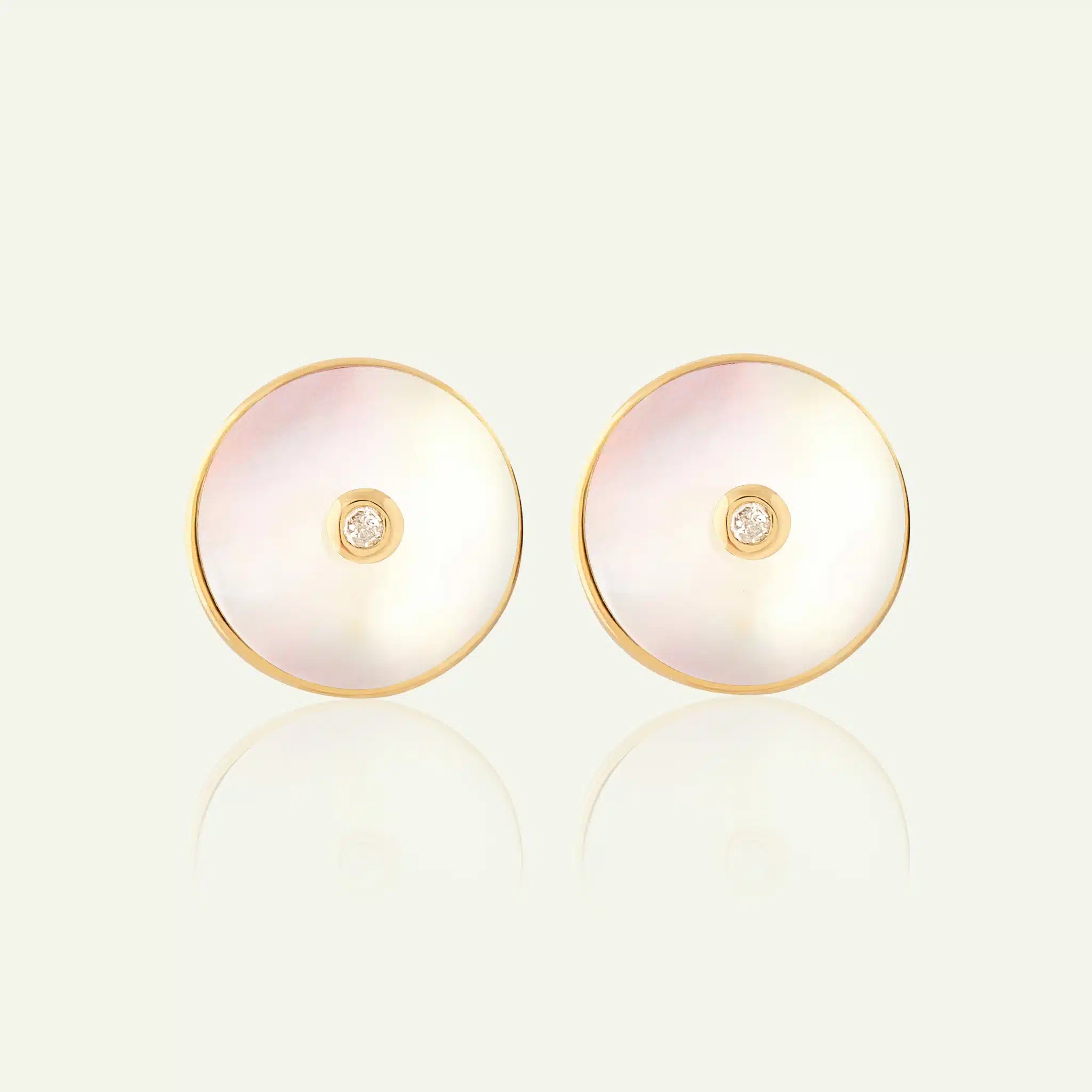 Boucles d’oreilles PI Nacre Blanche Boucles d’oreilles PI Nacre Blanche