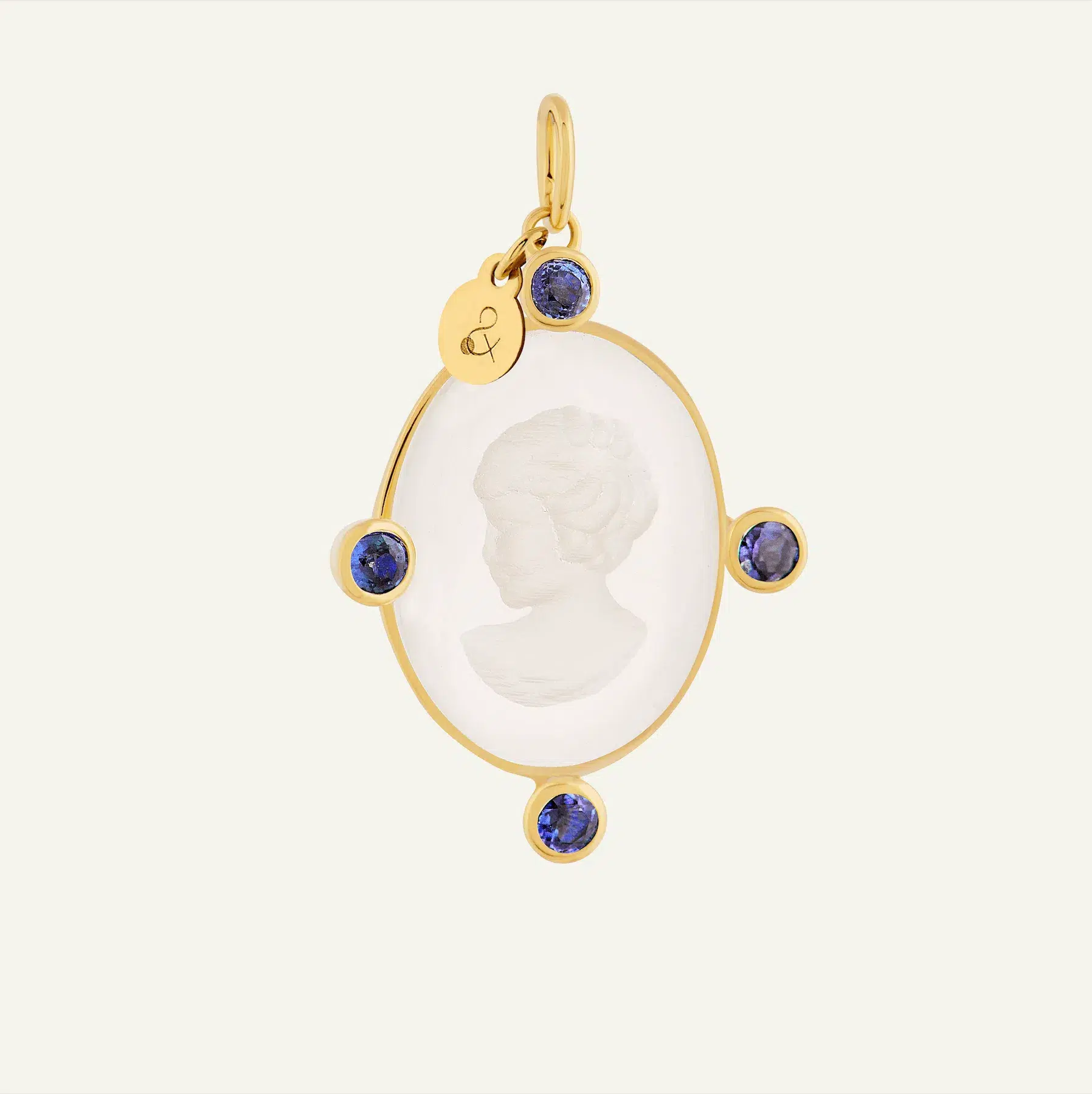 Médaille Mademoiselle Saphir Médaille Mademoiselle Saphir