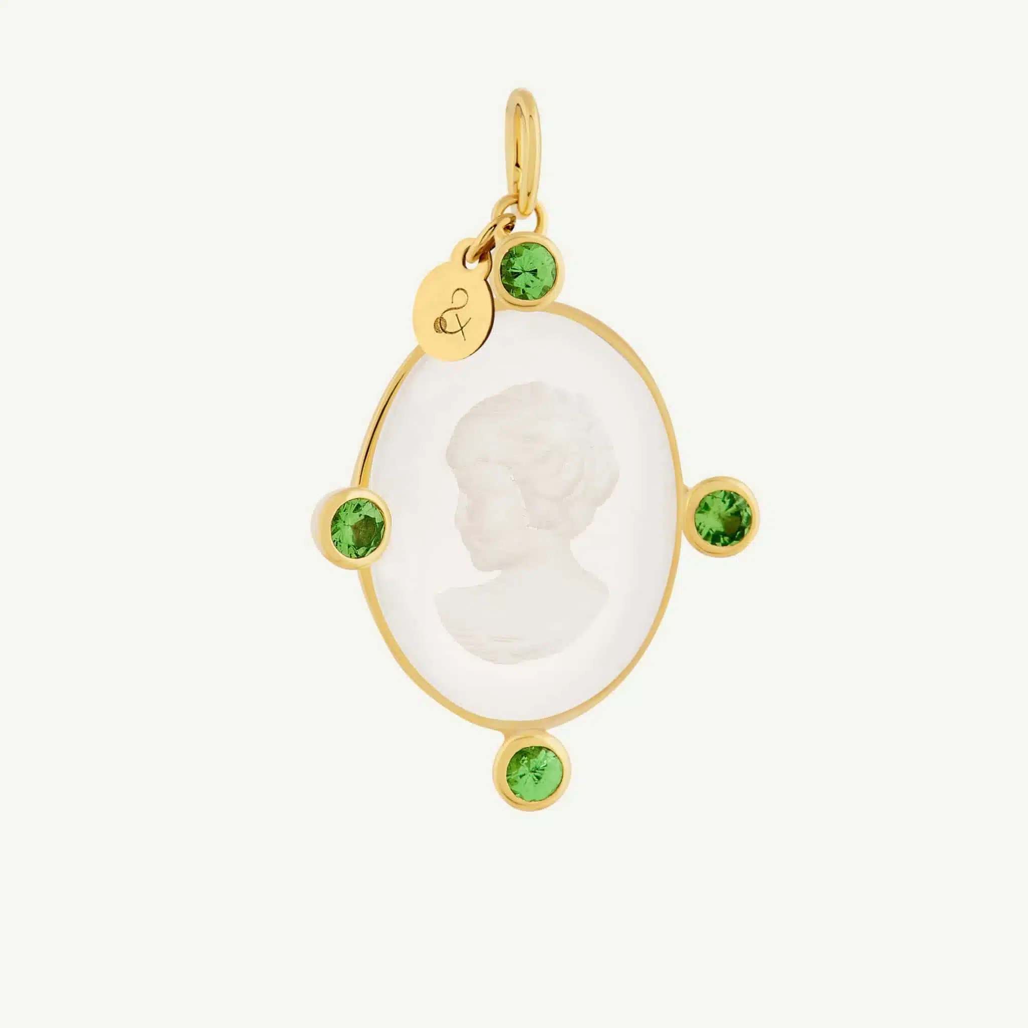 Médaille Mademoiselle Tsavorite Médaille Mademoiselle Tsavorite